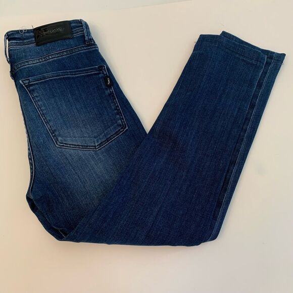 Jazmin Chebar Skinny Jeans T39/T32 Dark Wash Stretch - Picture 1 of 9